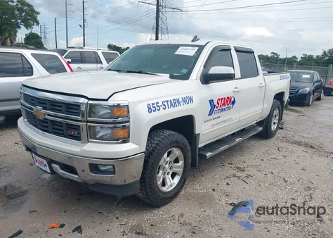 2015 Chevrolet Silverado 1500 2Lt из США, поврежденный, VIN 3GCUKREC3FG281797